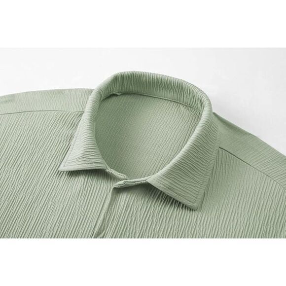 Jmierr Men's Beach‎ Shirt Green Size S (4645) - Picture 6 of 6
